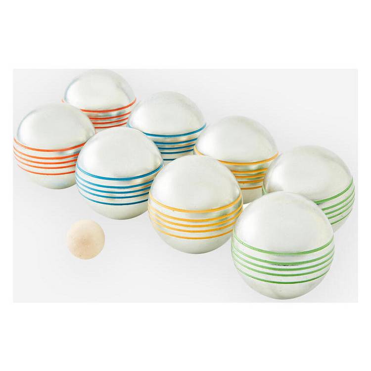 Decathlon coloured boules set 8-piece - British product