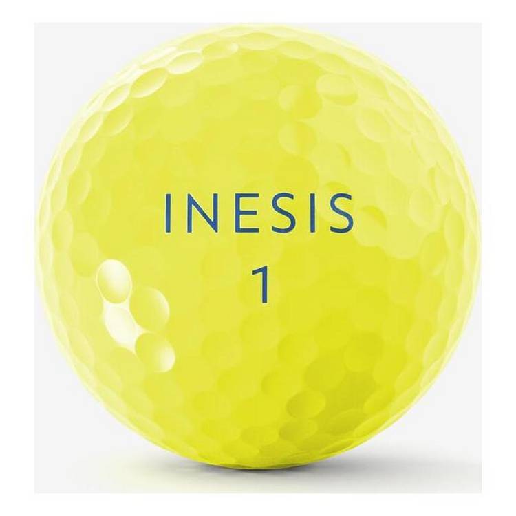 Decathlon soft golf balls yellow 12-pack (British brand)