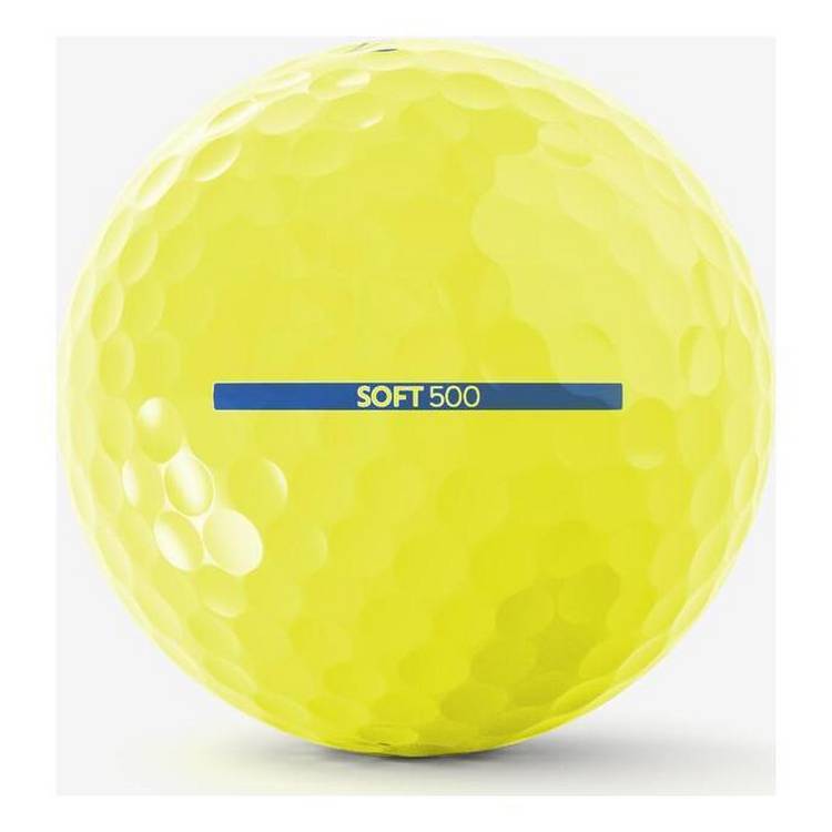 Decathlon soft golf balls yellow 12-pack (British brand)