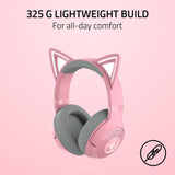 Razer Kraken Kitty V2 wireless gaming headset pink, imported from the UK