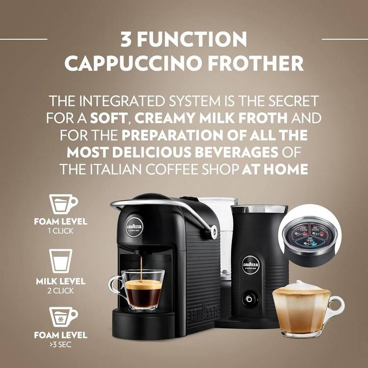 Lavazza Jolie & Milk Evo black coffee machine (British brand)