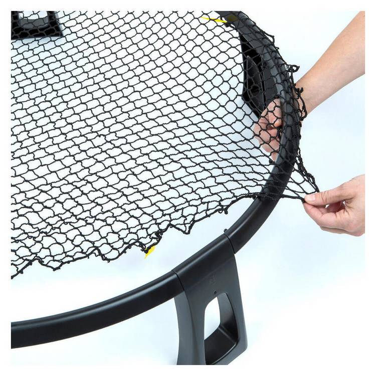 Decathlon roundnet set in Black with net ball and backpack, UK version