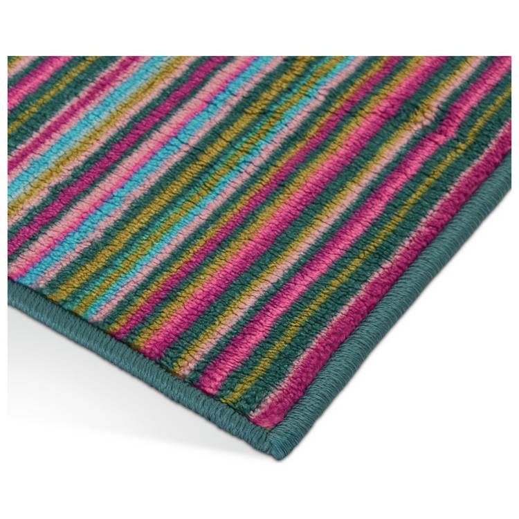 Argos Home bright stripe runner and mat set 180x57cm (British brand)