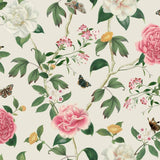 RHS Chinoiserie Charmer Cream wallpaper roll 50cm x 10m (British brand)