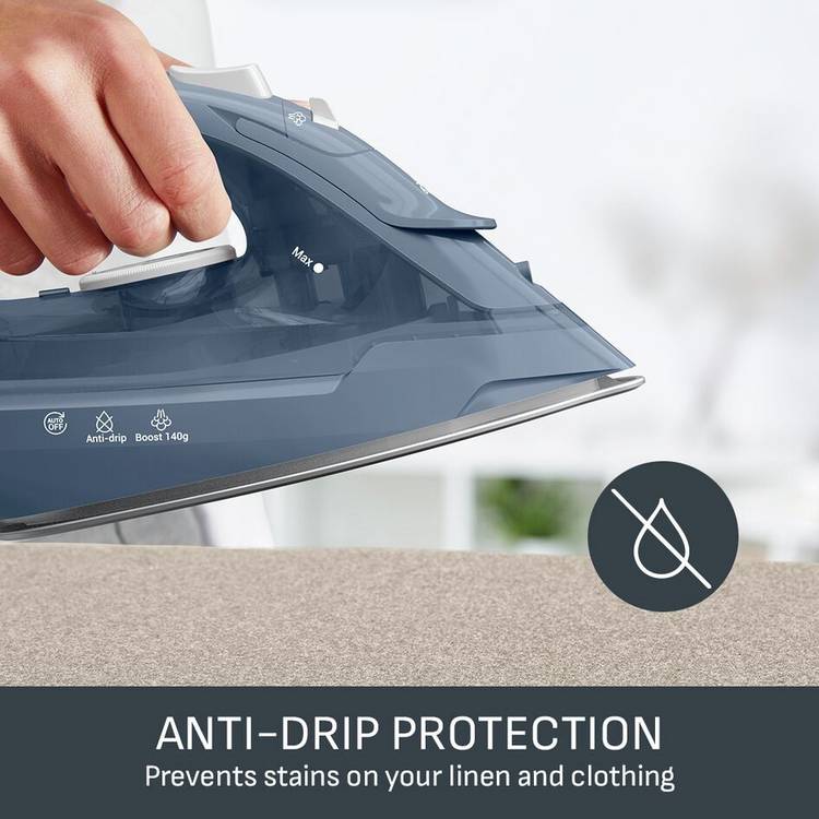 Tefal Virtuo 30 steam iron blue, imported from the UK