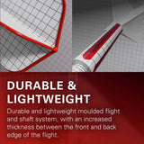 Target Luke Littler K-Flex dart flights and shaft system short (British brand)