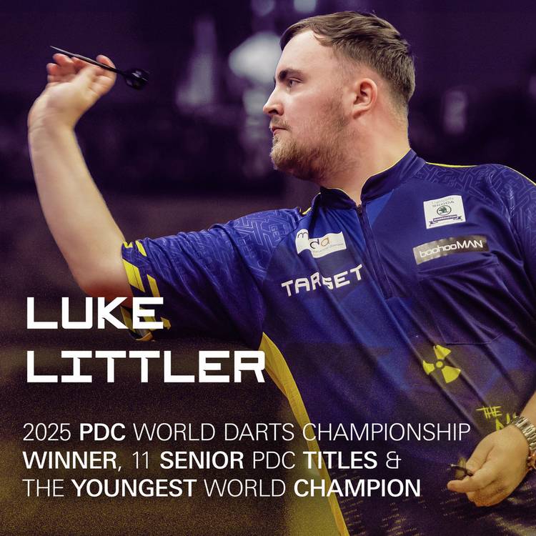 Target Luke Littler K-Flex dart flights and shaft system short (British brand)