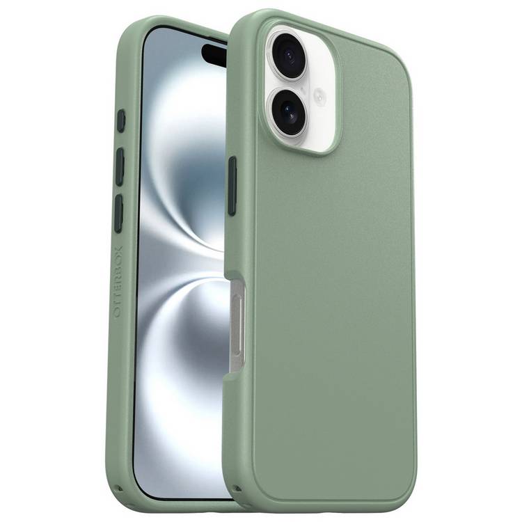 OtterBox green iPhone 16 case with MagSafe, UK version