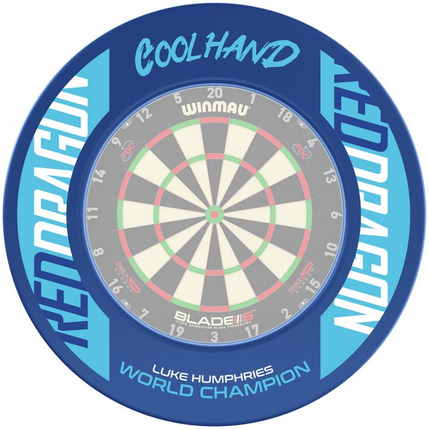 Red Dragon Luke Humphries Coolhand dartboard surround, UK version
