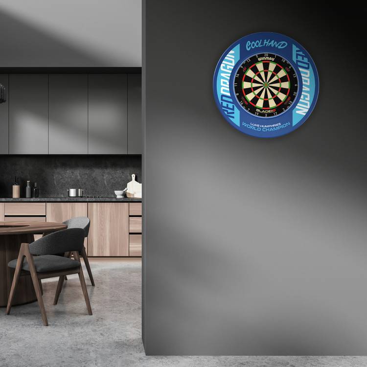 Red Dragon Luke Humphries Coolhand dartboard surround, UK version