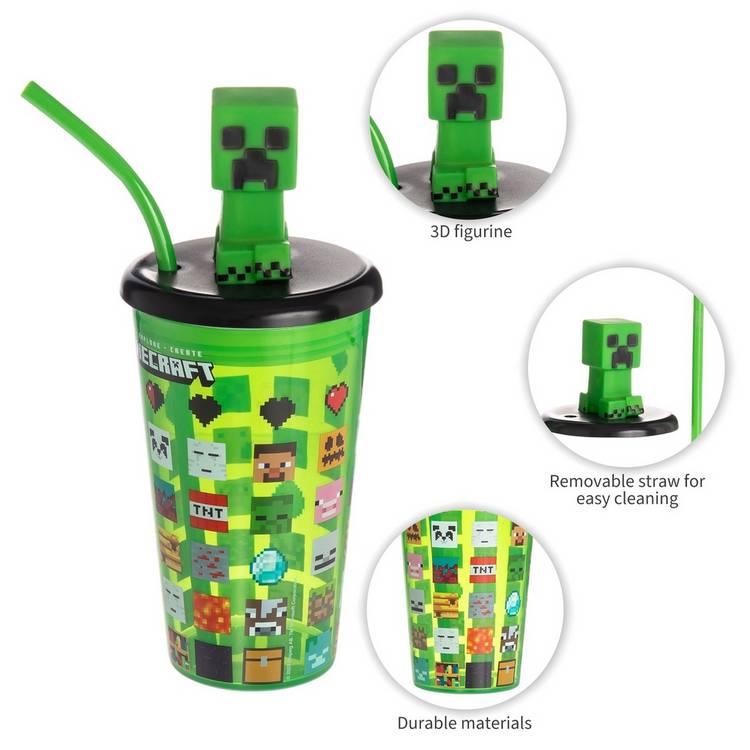 Hox Minecraft Creeper soda cup 600ml - British product