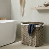 Argos Argos Home 2 Compartment Willow Laundry Basket - Grey- Buy online at McGrocer