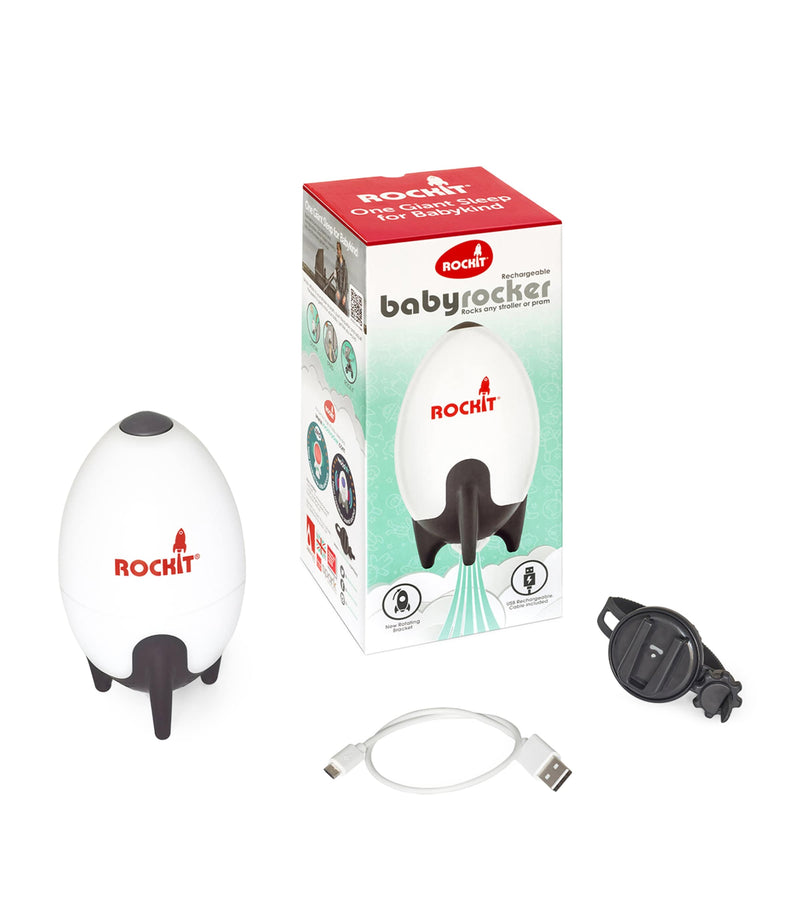 Rockit portable baby rocker with 388g USB-C rechargeable stroller bracket (British brand)