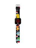 Peers Hardy Pokémon LED black watch with printed character strap (British brand)