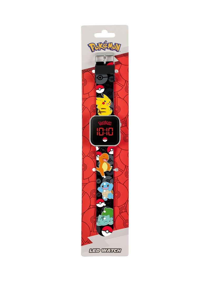 Peers Hardy Pokémon LED black watch with printed character strap (British brand)