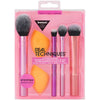Real Techniques Makeup Brush Set 6pc Everyday Essentials, imported from the UK