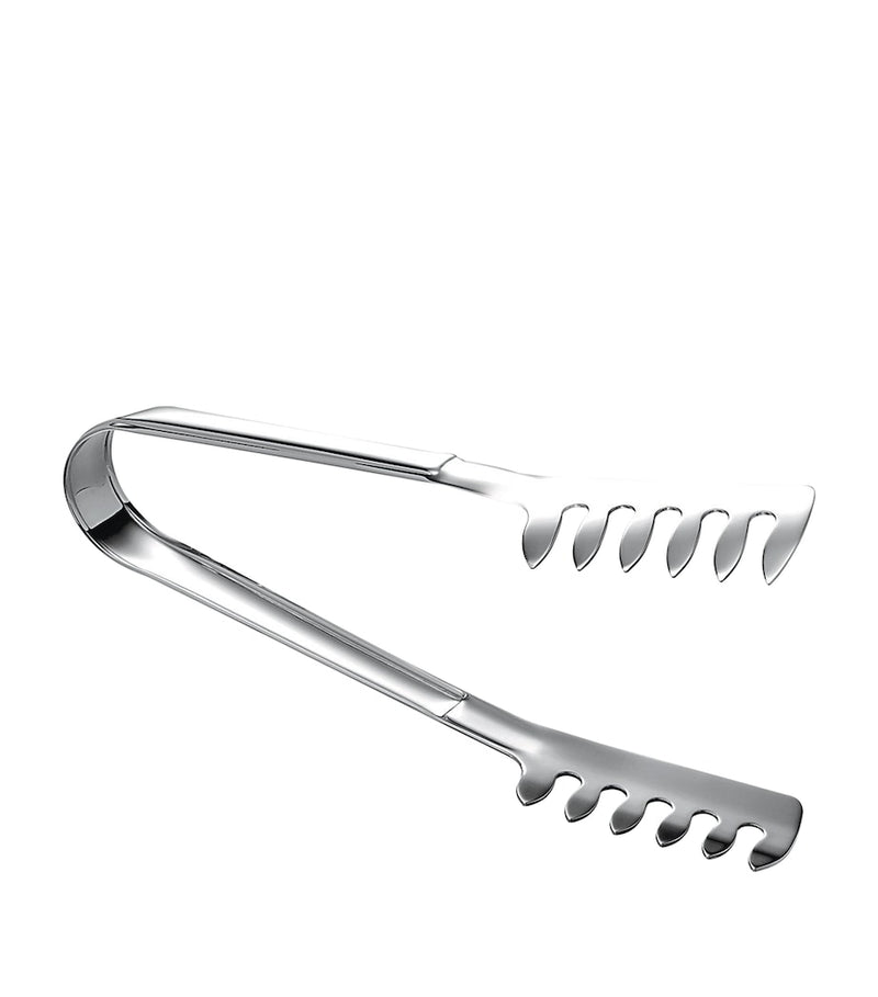 Christofle Uni silver-plated serving tongs 22cm, imported from the UK