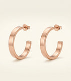 Cartier LOVE hoop earrings 18k rose gold, imported from the UK