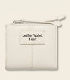 Prada small leather zipped wallet with card slots and coin pocket, UK version
