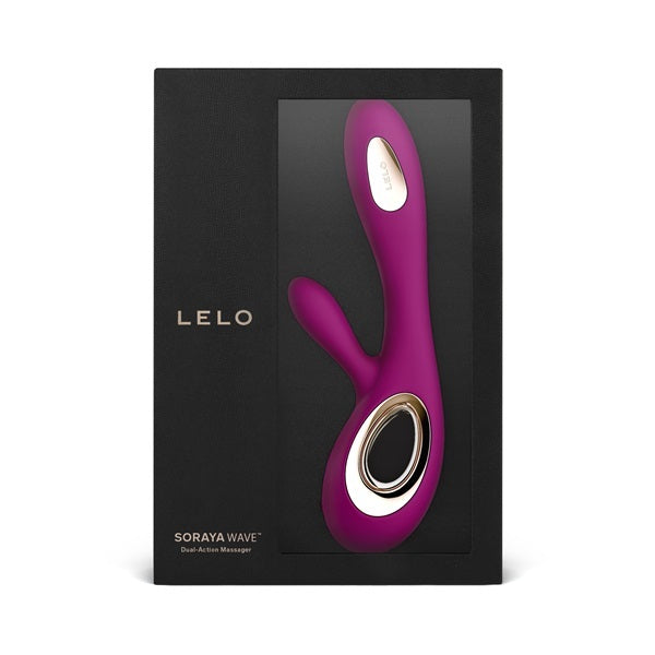 Lelo Soraya Wave rabbit vibrator Deep Rose, imported from the UK