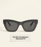 Burberry acetate cat-eye sunglasses - British product