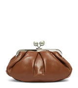 Harrods Weekend Max Mara Small Leather Pasticcino Clutch Bag- Buy online at McGrocer