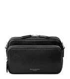Aspinal of London Leather Reporter East West Messenger Bag, UK version