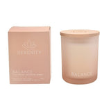 Serenity Balance Candle Pink Pepper Geranium Amber 120g (British brand)