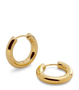 Harrods Monica Vinader Small Gold Vermeil Essential Hoop Earrings 18.5mm- Buy online at McGrocer
