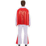 Smiffys Elvis White Jumpsuit with Cape - British product