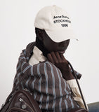 Acne Studios cotton logo cap adjustable, UK version