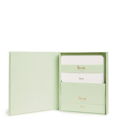 Ensemble d'écriture Harrods avec 10 cartes et 10 enveloppes - Acheter en ligne chez McGrocer