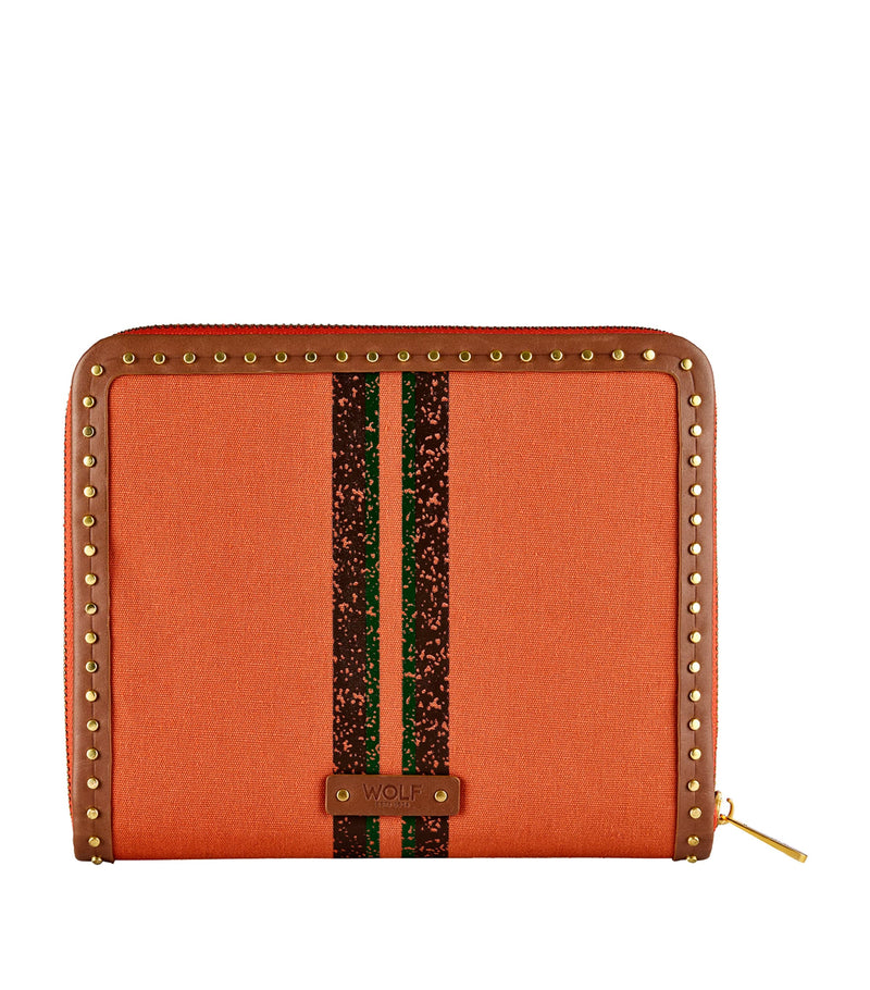 WOLF Ida Travel Zip Jewellery Portfolio Case (British brand)