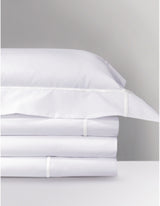 selfridges Yves Delorme Athena Blanc Cotton King-Size Flat Sheet- Buy online at McGrocer