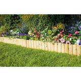 Argos Fixed Log Edging Regular Pack of 2 - Garden Log Edging- Buy online at McGrocer