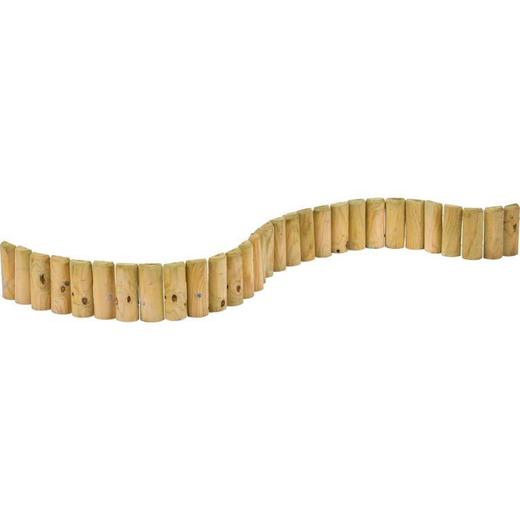 Flexible log roll edging pack of two 1.8m rolls, UK version