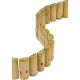 Flexible log roll edging pack of two 1.8m rolls, UK version