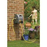 Hozelock Compact Enclosed 2 in 1 Hose Reel 25m, UK version