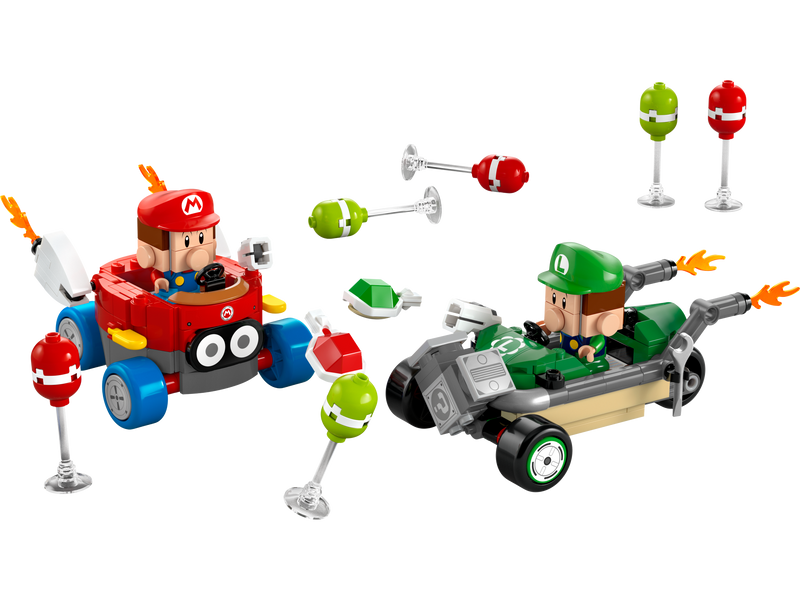 LEGO Mario Kart Baby Luigi 321 Pieces, imported from the UK