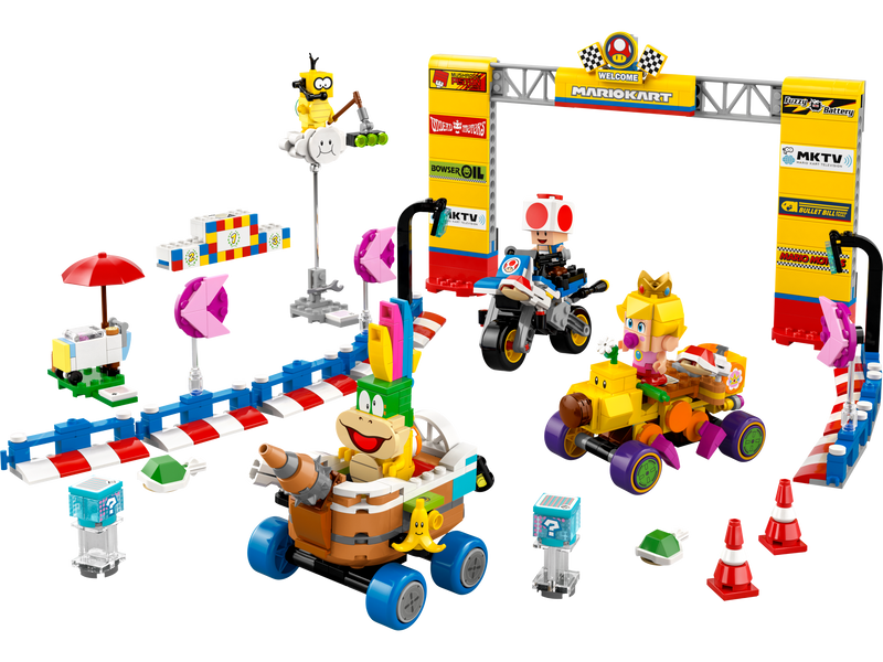LEGO Super Mario Baby Peach racing kart set imported from the UK
