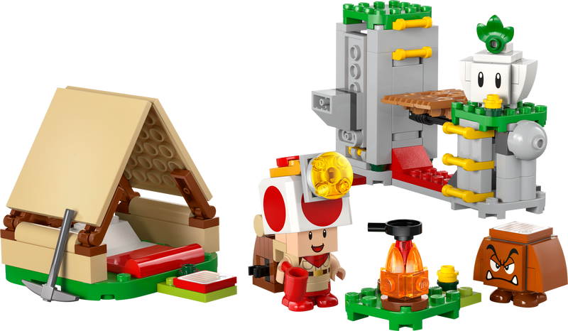 LEGO Captain Toad's Camp 159 Pieces Building Set - British product