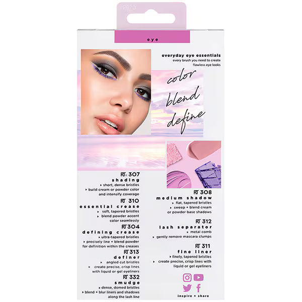 Real Techniques Every Day eye brushes set, imported from the UK