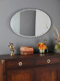 Laura Ashley Clear Marcella Large Oval Mirror 80cm x 52cm, UK version
