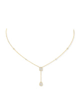 Harrods Messika My Twin Yellow Gold and Diamond Necklace (0.36ct)- Buy online at McGrocer