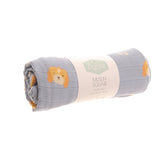 Superdrug Ziggle Cotton Muslin Blue Cockapoo Print 80x80cm- Buy online at McGrocer