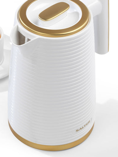 Next Salter White Palermo Texture Electric Kettle 1.7L- Buy online at McGrocer