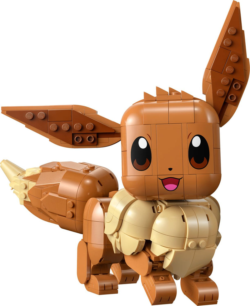 LEGO Pokémon Eevee posable building figure 587 pieces - British product