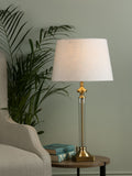 Laura Ashley Winston table lamp base antique brass, UK version