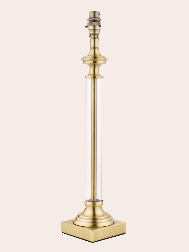 Laura Ashley Winston table lamp base antique brass, UK version