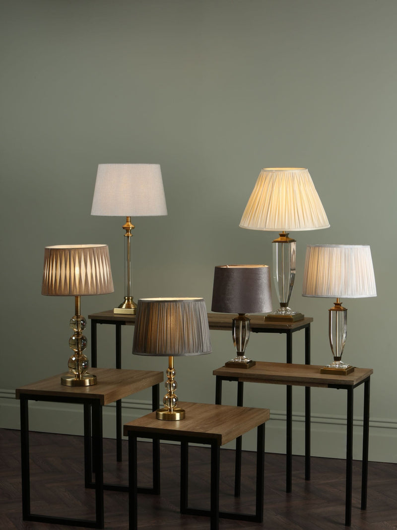 Laura Ashley Winston table lamp base antique brass, UK version